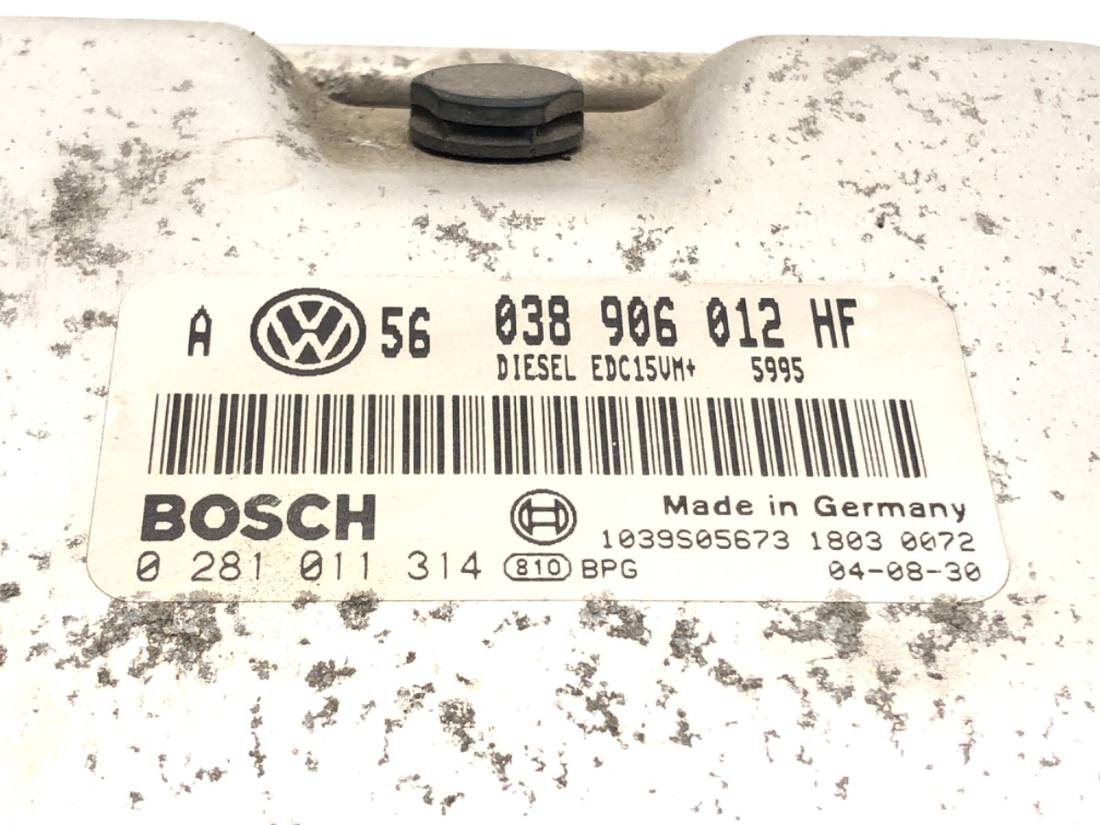 ЕБУ блок управління двигуна Volkswagen Golf 4 038906012HF 0281011314 — фото деталі 3