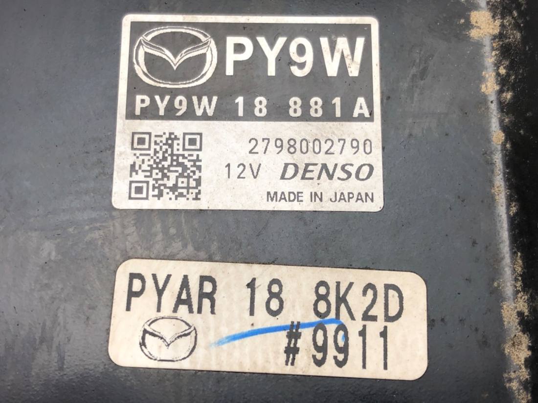 ЕБУ блок управління двигуна Mazda CX-5 PY9W18881A — фото деталі 4