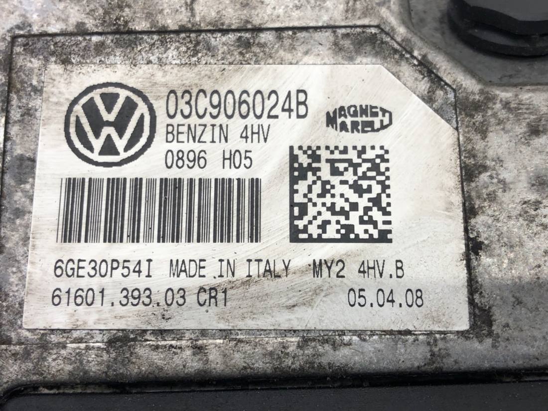 ЕБУ блок управління двигуна Skoda Fabia 2 03C906024BH — фото деталі 4