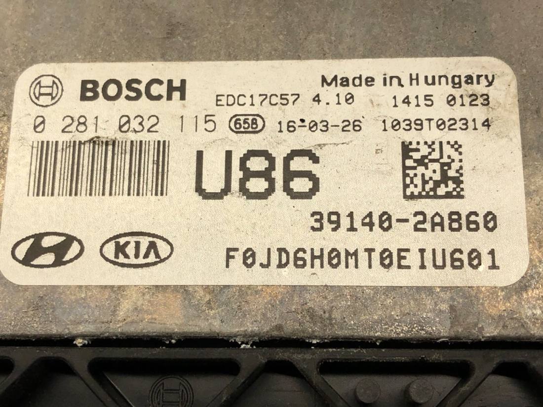 ЕБУ блок управління двигуна Kia Ceed 39140-2A860 — фото деталі 4