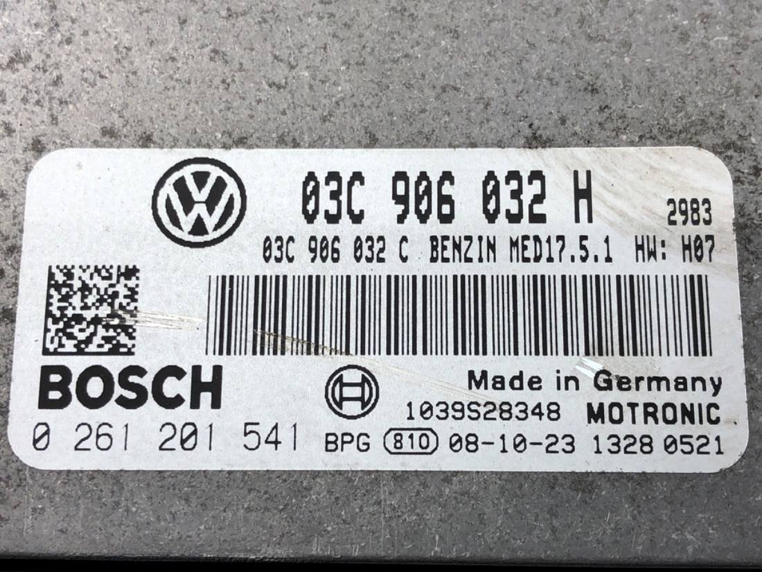 ЕБУ блок управління двигуна Volkswagen Touran 03C906032H 0261201541 — фото деталі 4