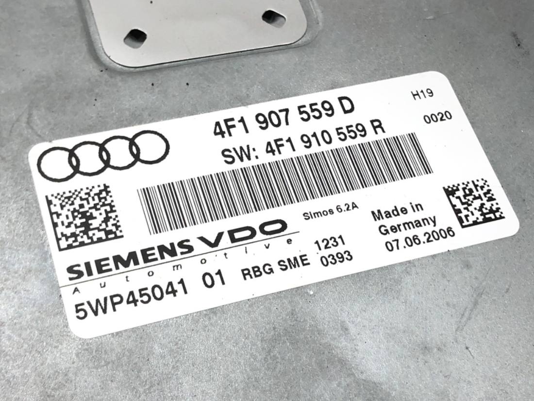 ЕБУ блок управління двигуна Audi A6 C6 4F1907559D — фото деталі 3