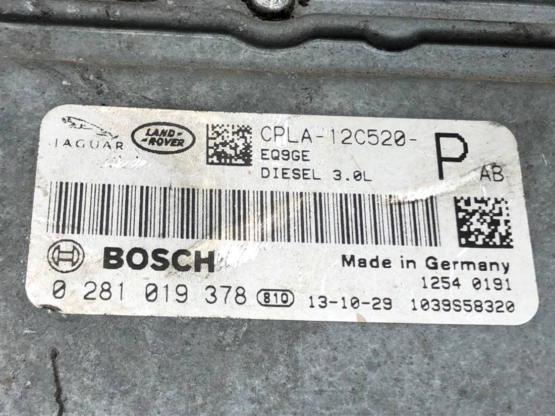 ЕБУ блок управління двигуна Jaguar XF CPLA-12C520-P 0281019378 — фото деталі 4