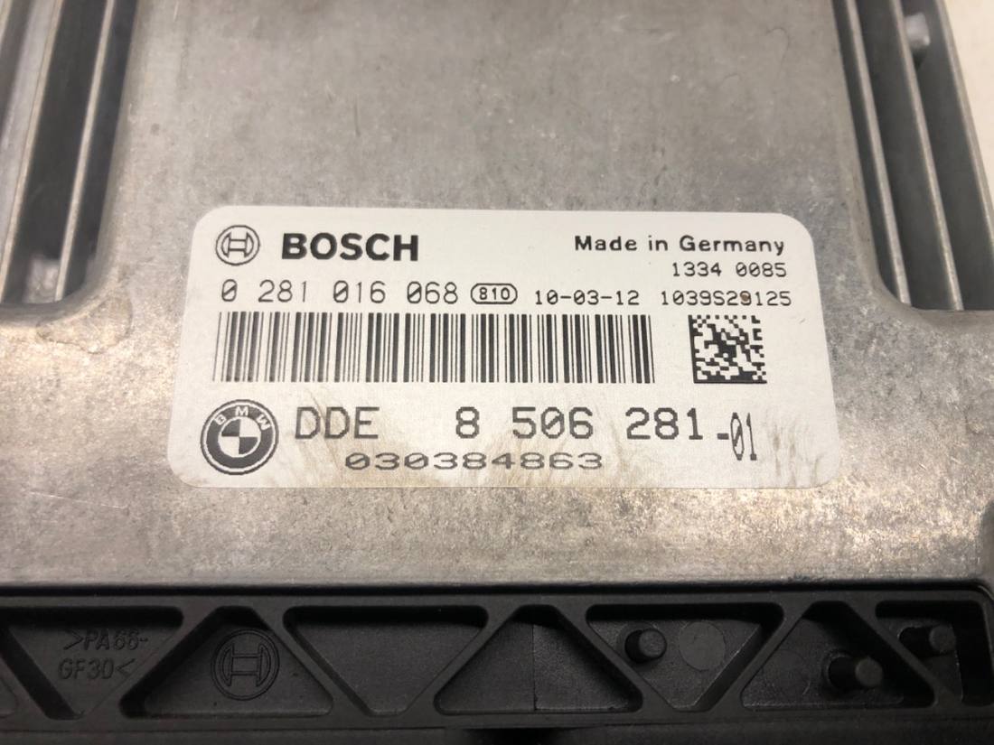 ЭБУ блок управления двигателем BMW 1 E87 8506281 0281016068 — фото детали 4