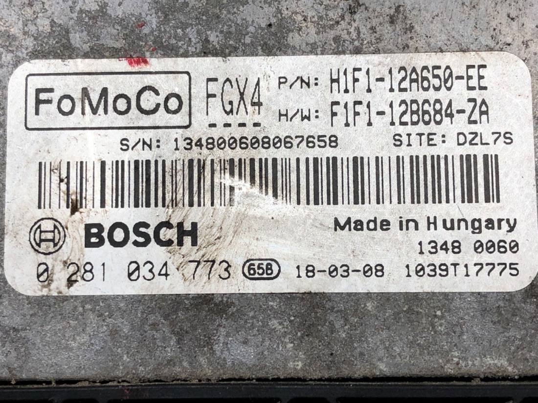 ЕБУ блок управління двигуна Ford Focus H1F1-12A650-EE — фото деталі 4