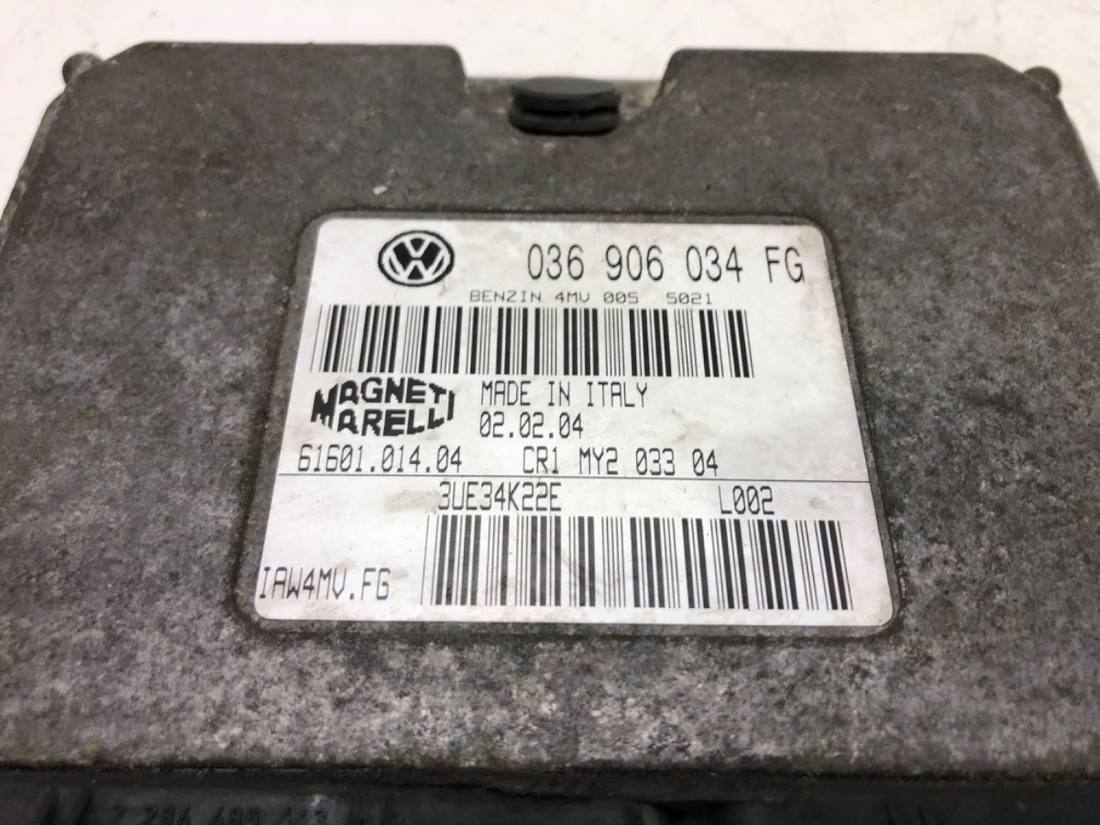 ЕБУ блок управління двигуна Skoda Fabia 1 036906034FG — фото деталі 4