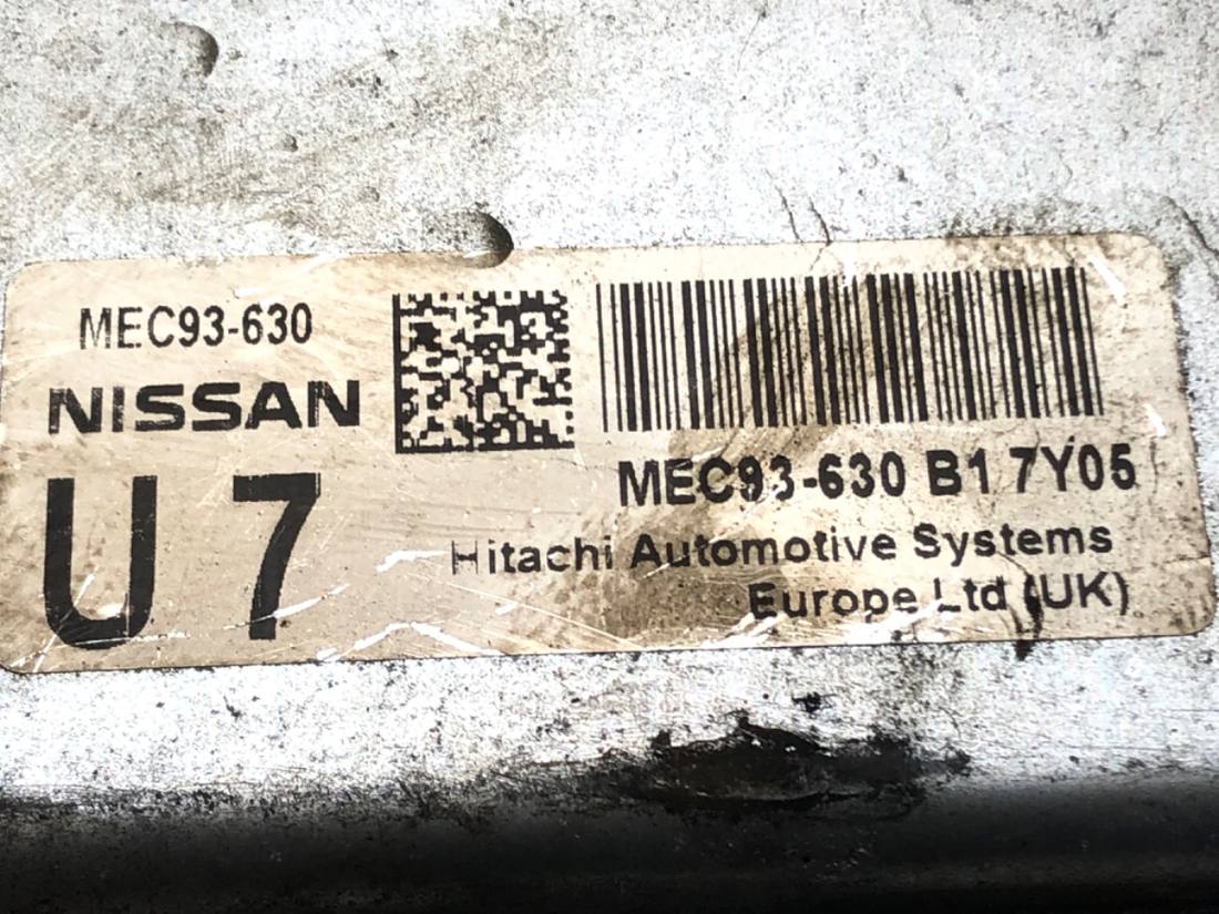 ЕБУ блок управління двигуна Nissan Qashqai — фото деталі 3