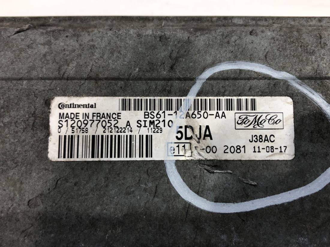 ЕБУ блок управління двигуна Ford Fusion BS61-12A650-AA S120977052A — фото деталі 5