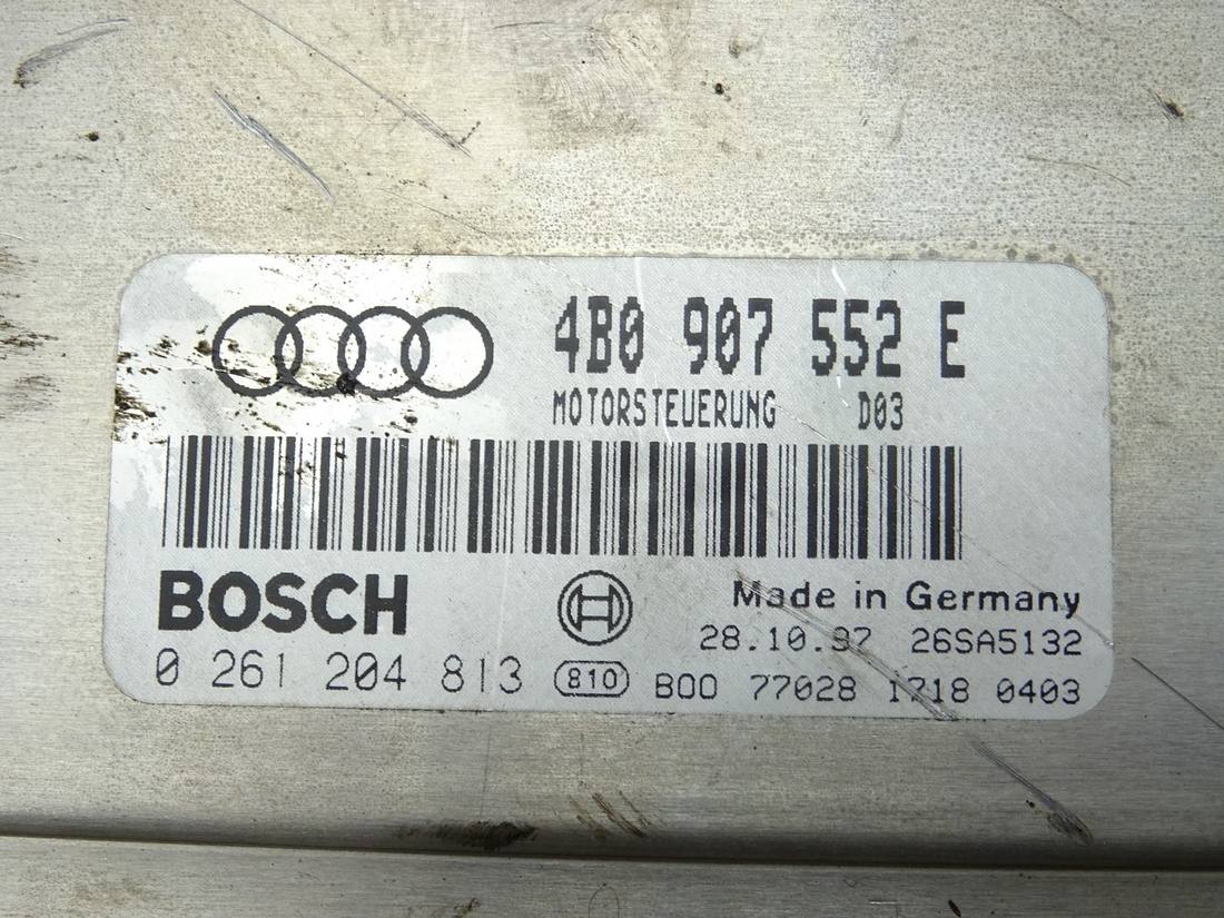 ЕБУ блок управління двигуна Audi A6 C5 4B0907552E — фото деталі 2