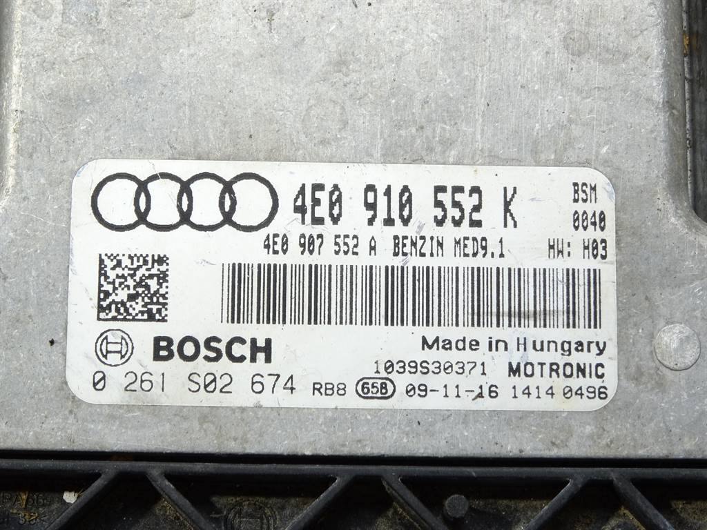 ЕБУ блок управління двигуна Audi A8 D3 4E0910552K — фото деталі 3
