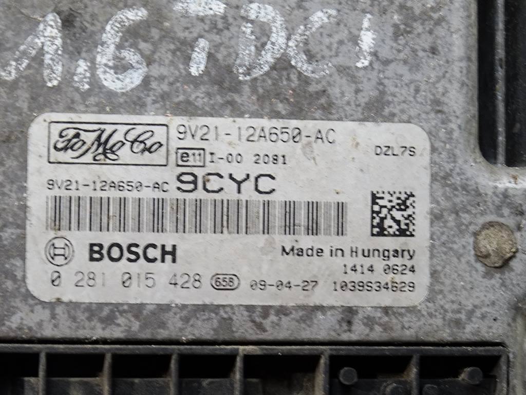 ЕБУ блок управління двигуна Ford Fiesta 0281015428 9V21-12A650-AC — фото деталі 3