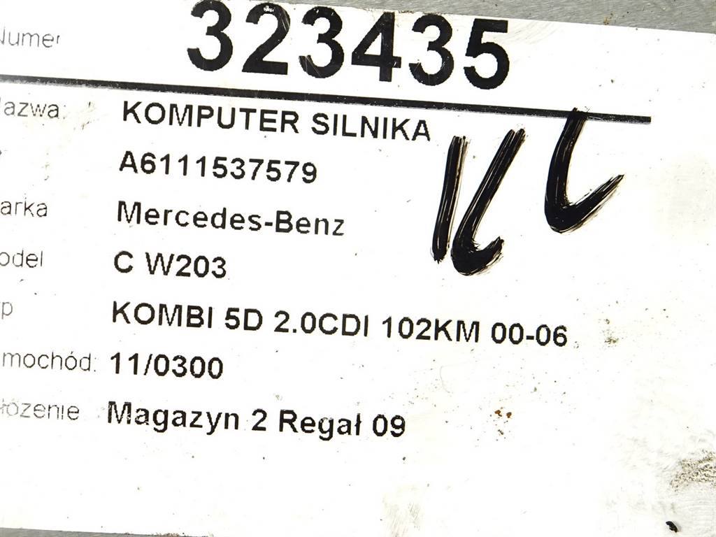 ЕБУ блок управління двигуна Mercedes C W203 A6111537579 0281010610 — фото деталі 9
