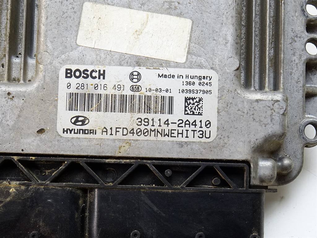 ЕБУ блок управління двигуна Hyundai I30 39114-2A410 0281016491 — фото деталі 2