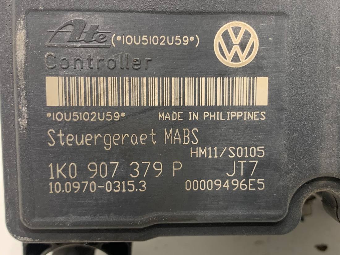 Блок керування ABS АБС Volkswagen Jetta 1K0907379P — фото деталі 5