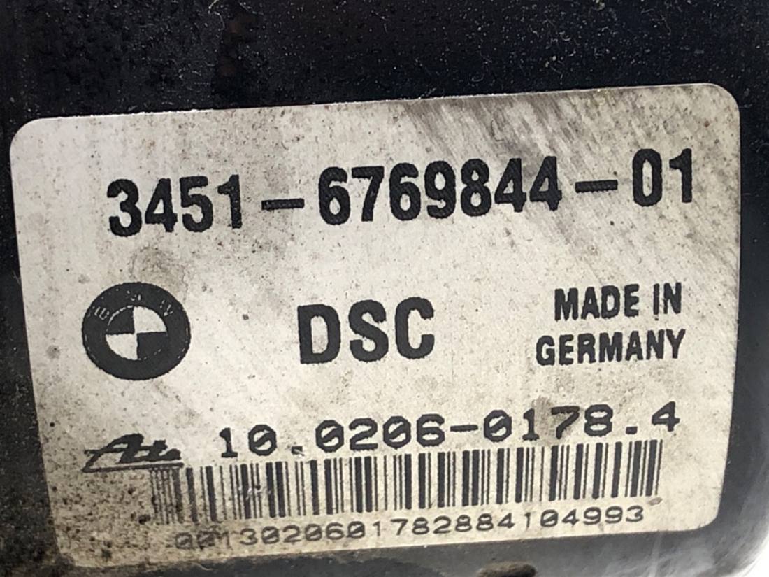 Блок керування ABS АБС BMW 1 E87 6769844 — фото деталі 4