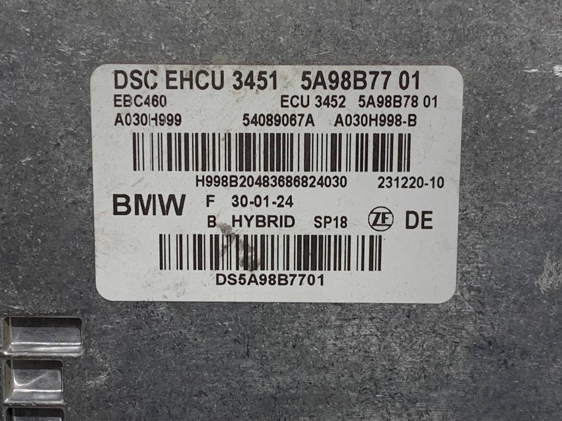Блок керування ABS АБС BMW X4 F98 5A98B77 — фото деталі 5