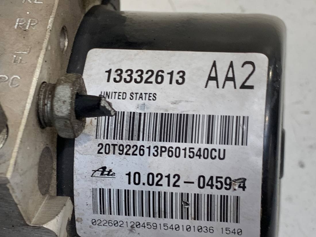 Блок керування ABS АБС Opel Astra J 13332613 — фото деталі 5