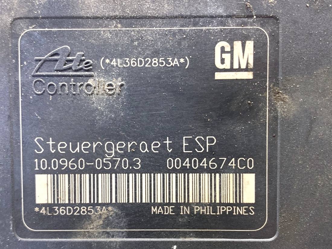 Блок керування ABS АБС Opel Zafira B 13244860 — фото деталі 6