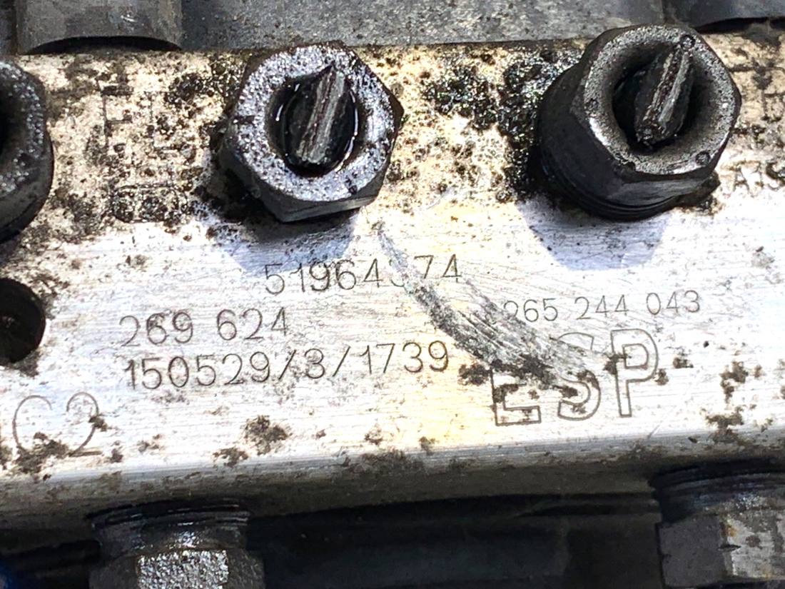 Блок керування ABS АБС Peugeot Boxer 51964374 — фото деталі 6