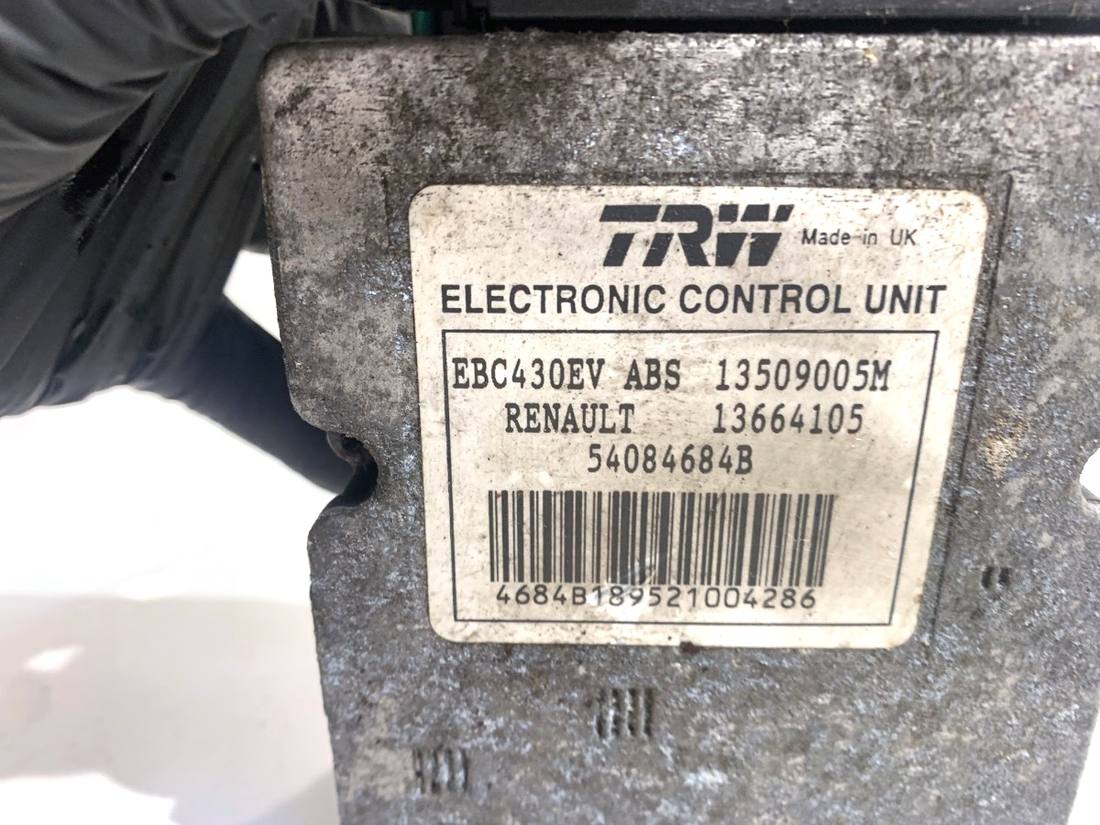 Блок керування ABS АБС Renault Trafic 54084684B — фото деталі 6