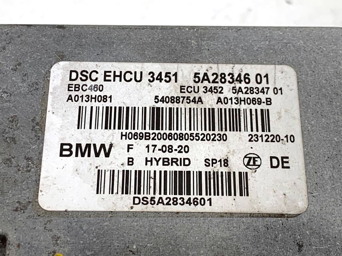 Блок керування ABS АБС BMW 5 G30 5A28346 — фото деталі 5