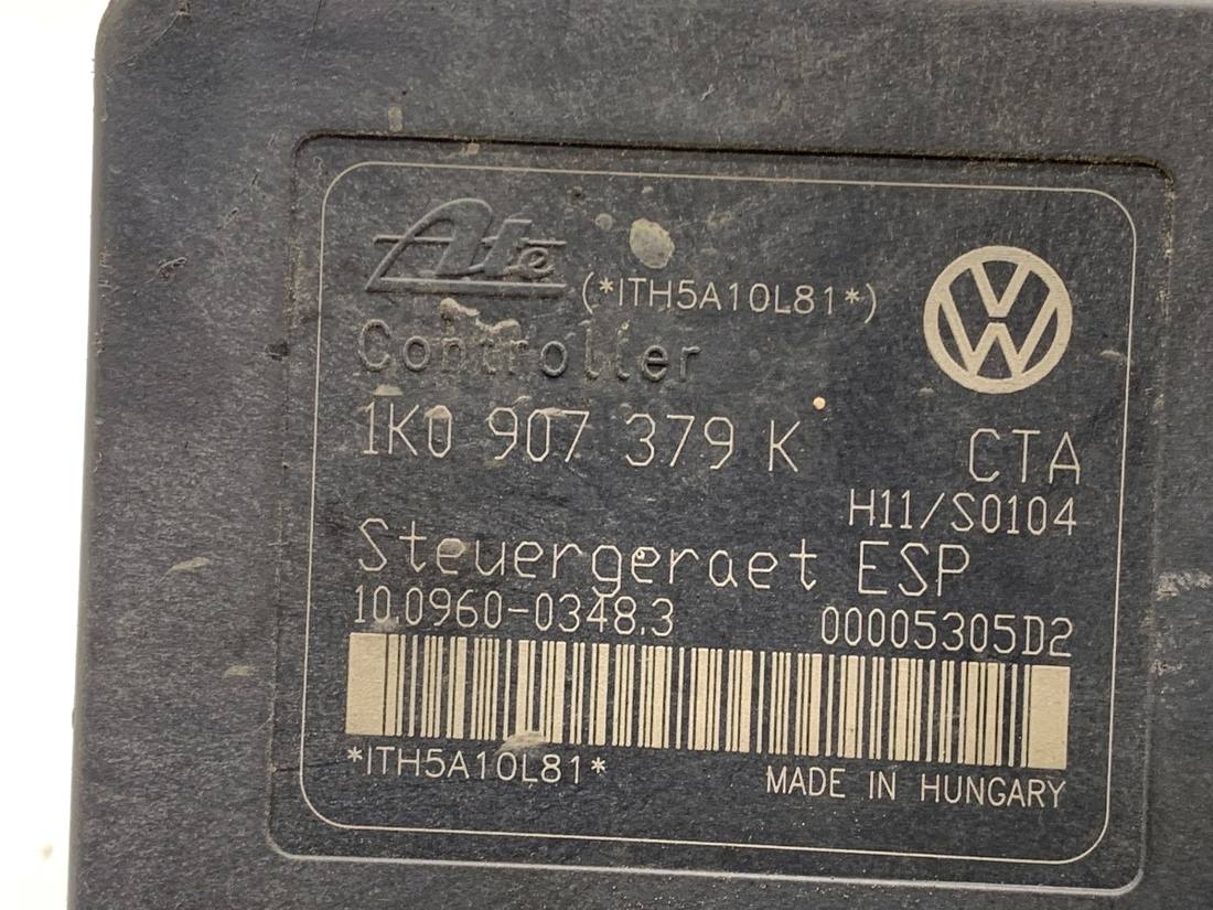 Блок керування ABS АБС Volkswagen Golf 5 1K0614517H — фото деталі 4