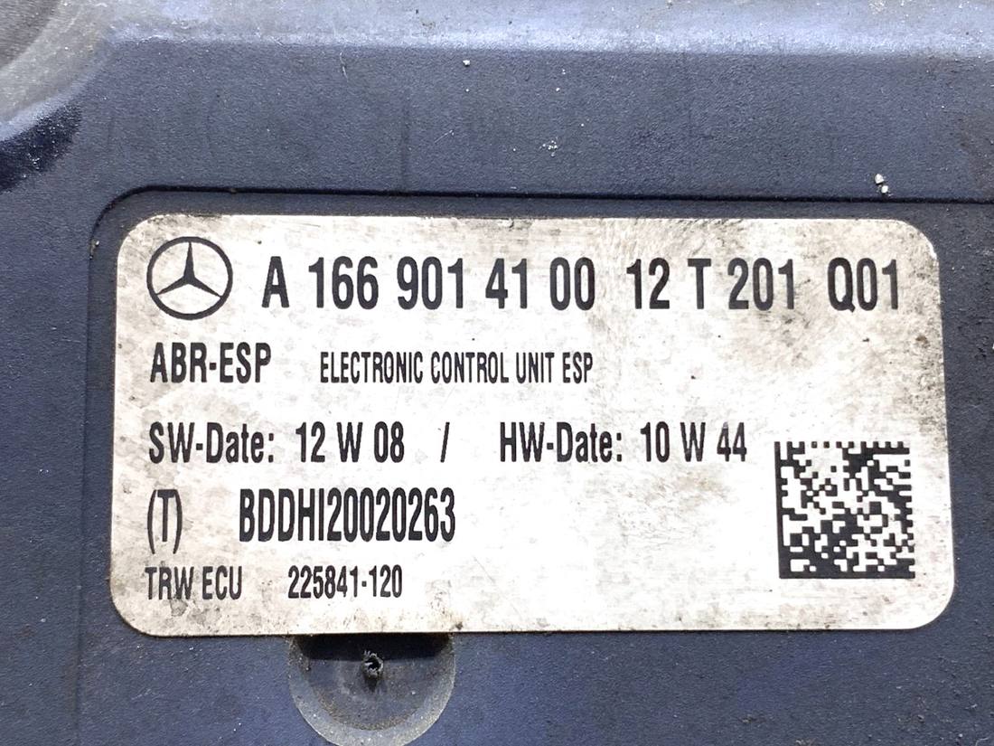 Блок керування ABS АБС Mercedes GL X166 A1669014100 — фото деталі 7