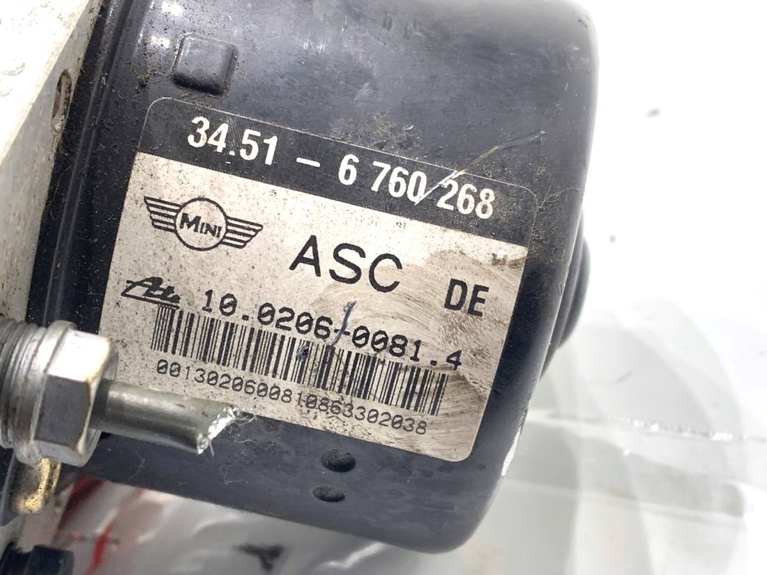 Блок керування ABS АБС Mini Mini R56 6760268 — фото деталі 6