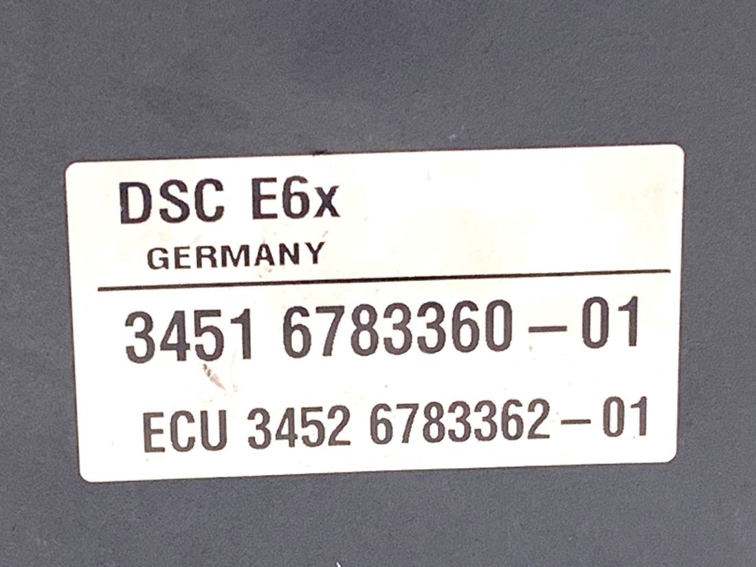 Блок керування ABS АБС BMW 5 E60 6783360 — фото деталі 5