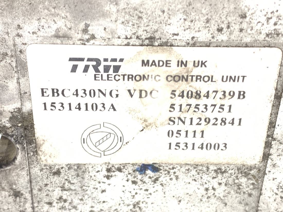 Блок керування ABS АБС Fiat Croma 51753751 — фото деталі 4