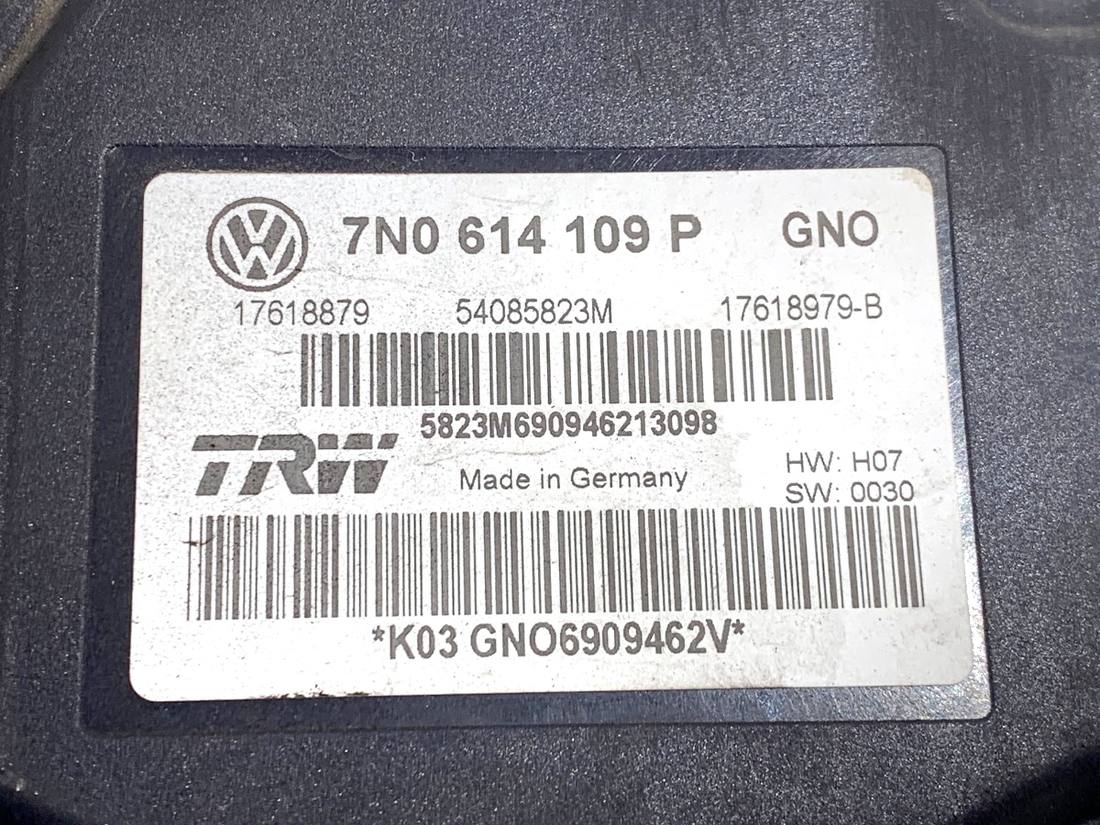 Блок керування ABS АБС Volkswagen Sharan 7N0614109P — фото деталі 5