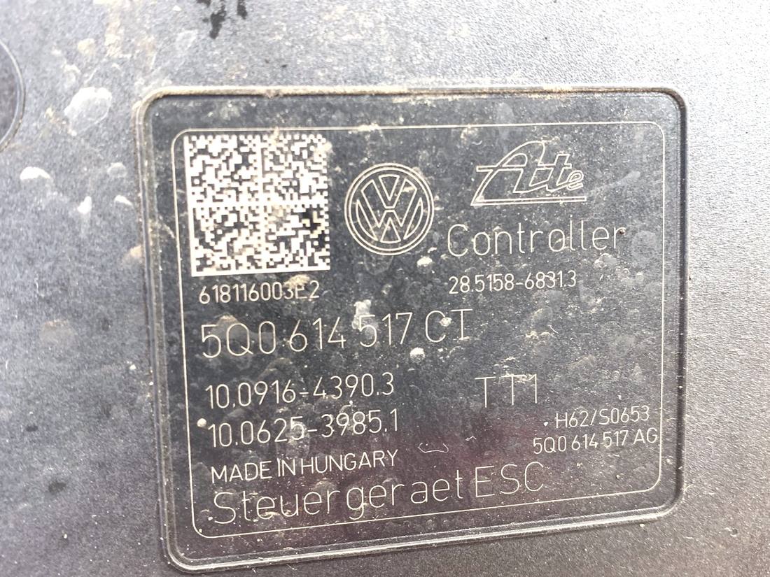 Блок керування ABS АБС Skoda Superb 3 5Q0614517CT — фото деталі 4