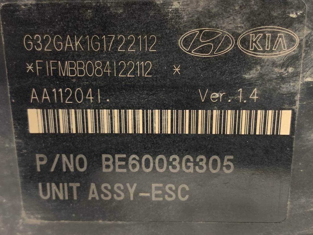 Блок керування ABS АБС Kia Optima 58920-2T530 — фото деталі 5