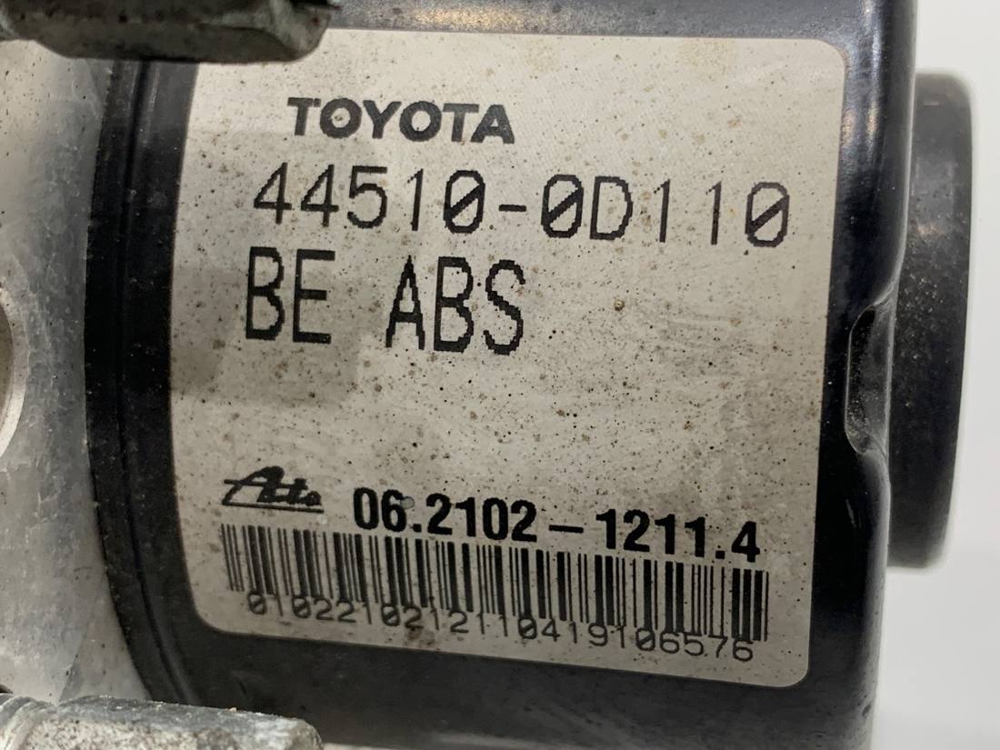 Блок керування ABS АБС Toyota Yaris 3 44510-0D110 — фото деталі 6