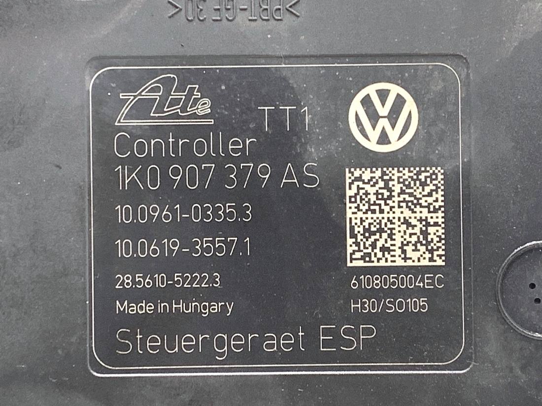 Блок керування ABS АБС Volkswagen Caddy 1K0907379AS — фото деталі 4