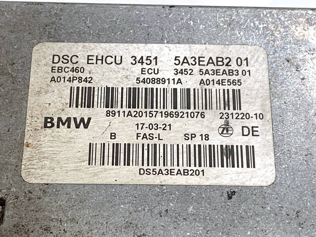 Блок керування ABS АБС BMW 5 G30 5A3EAB2 — фото деталі 6