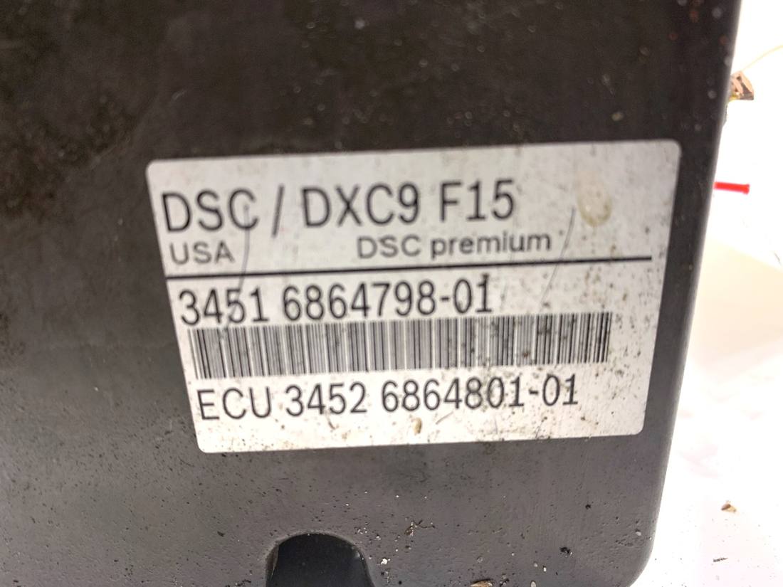Блок керування ABS АБС BMW X6 6864798 — фото деталі 5