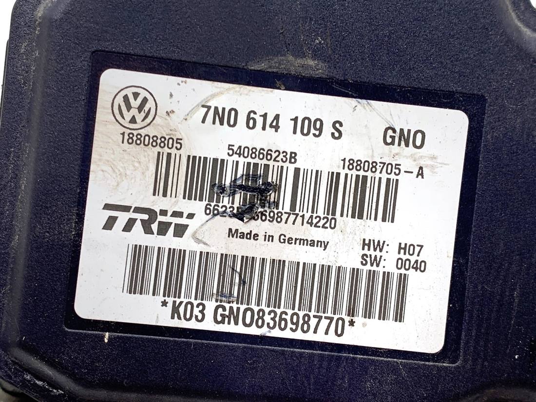 Блок керування ABS АБС Seat Alhambra 7N0614109S — фото деталі 4
