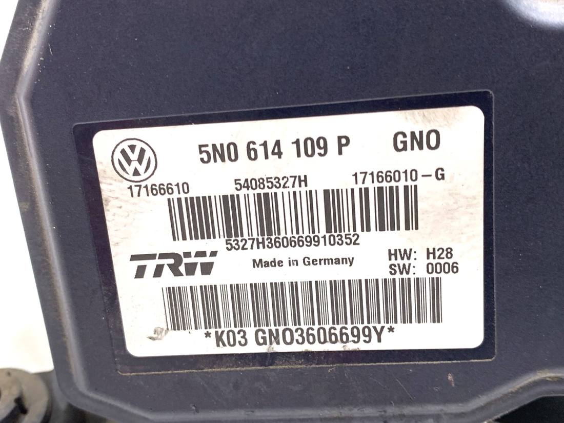 Блок керування ABS АБС Volkswagen Tiguan 5N0614109P — фото деталі 4