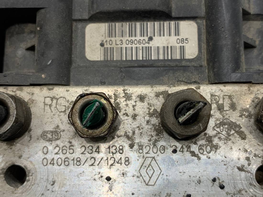 Блок керування ABS АБС Renault Scenic 2 8200344607 — фото деталі 5