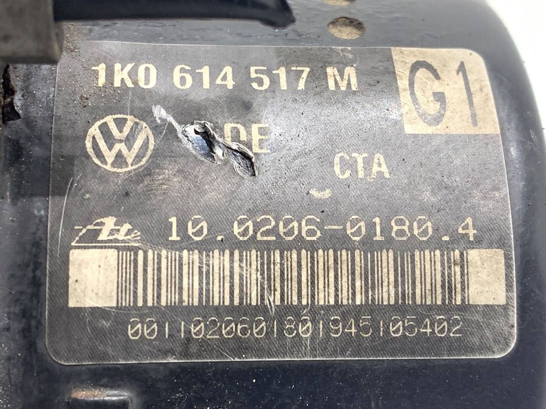 Блок керування ABS АБС Volkswagen Touran 1K0614517M — фото деталі 5