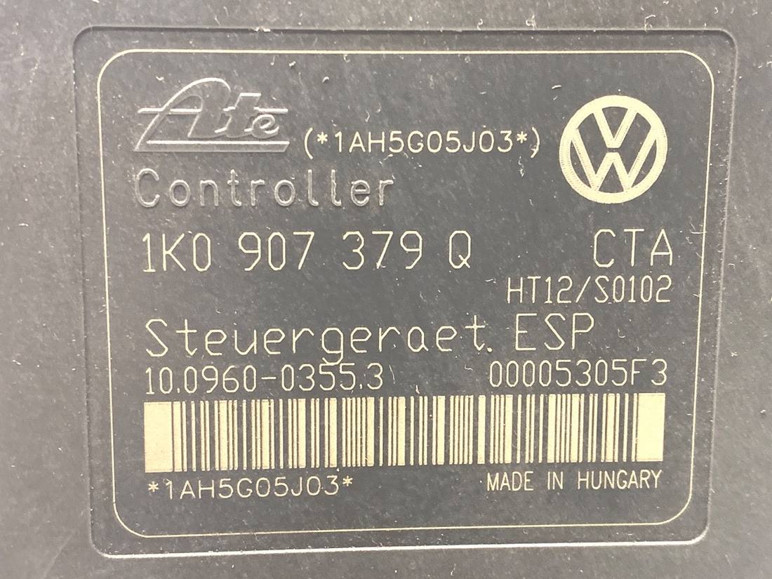 Блок керування ABS АБС Volkswagen Touran 1K0614517M — фото деталі 6