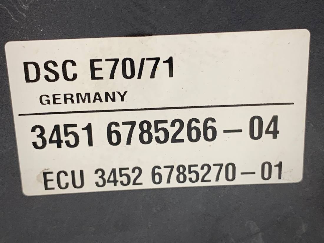 Блок керування ABS АБС BMW X5 E70 6785266 — фото деталі 5