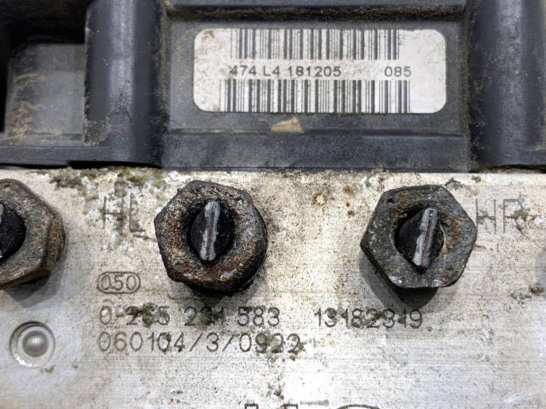 Блок керування ABS АБС Opel Meriva A 13182319 — фото деталі 6