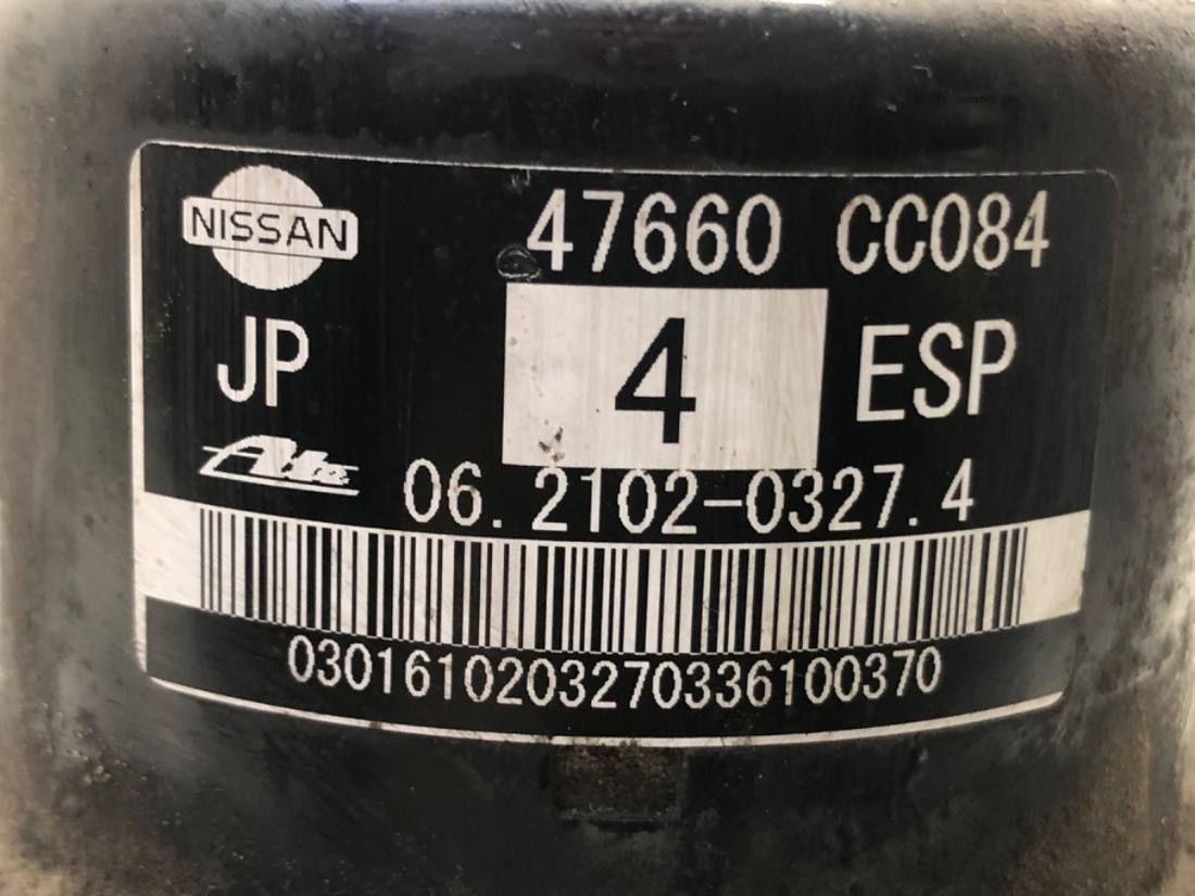 Блок керування ABS АБС Nissan Murano 47660CC084 — фото деталі 4