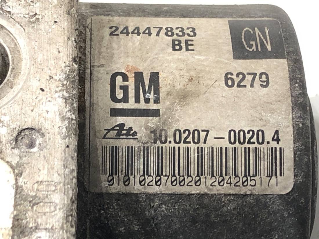 Блок керування ABS АБС Opel Astra H 24447833 BE — фото деталі 5