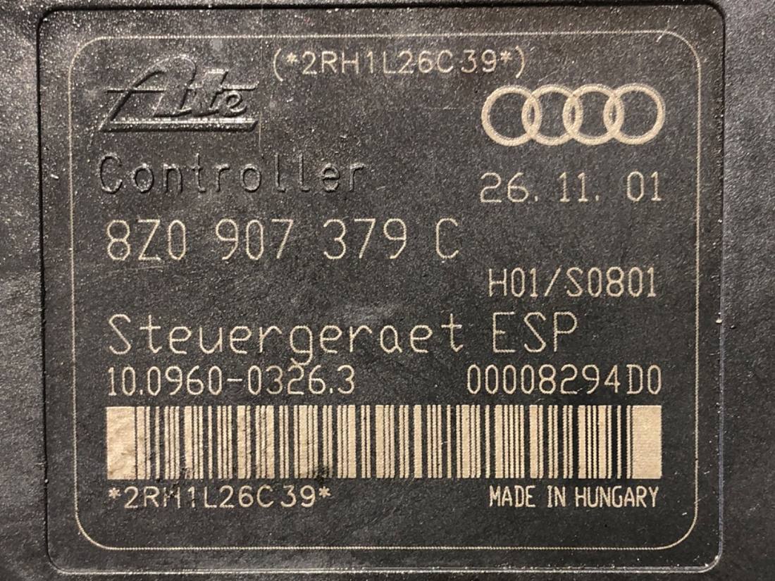 Блок керування ABS АБС Audi A2 8Z0907379C 8Z0614517E — фото деталі 5