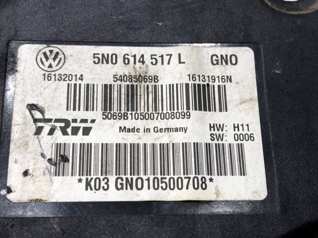 Блок керування ABS АБС Volkswagen Tiguan 5N0614517L — фото деталі 5