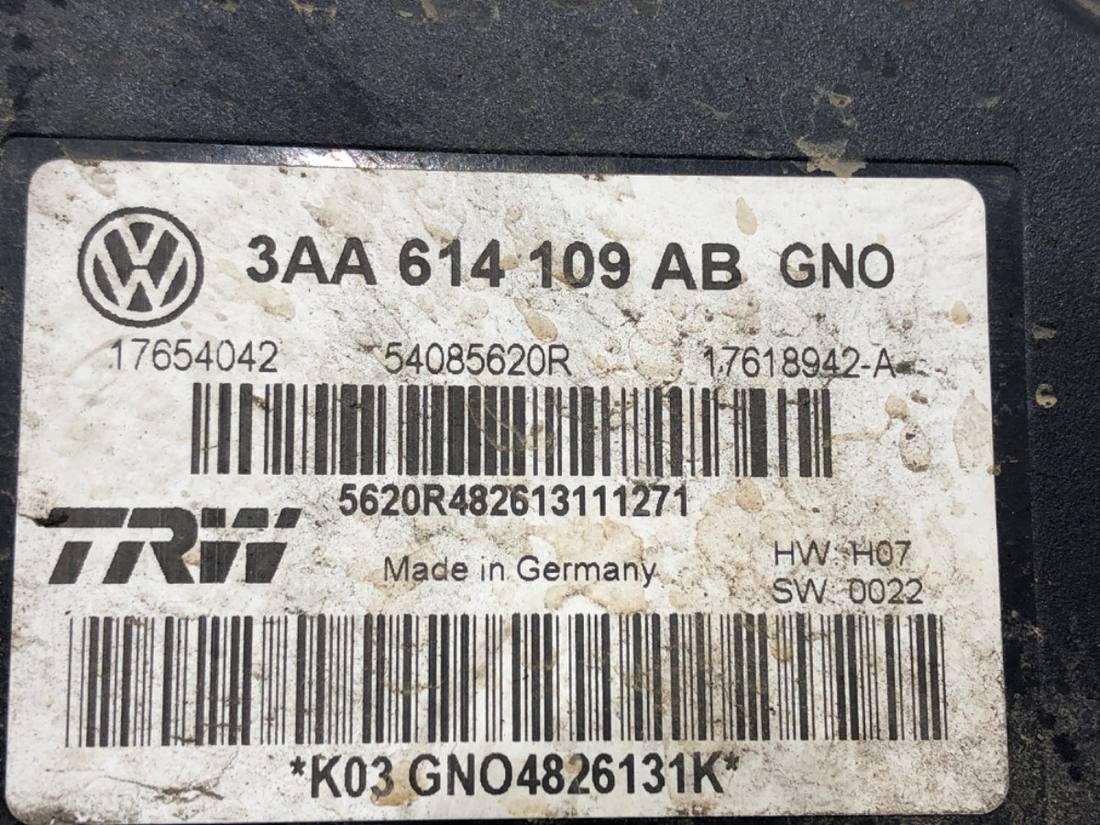 Блок керування ABS АБС Volkswagen Passat B7 3AA614109AB — фото деталі 5