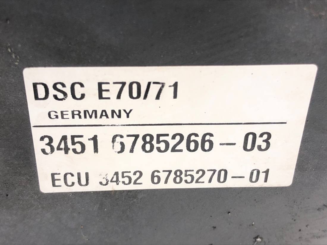 Блок керування ABS АБС BMW X6 6785266 — фото деталі 5